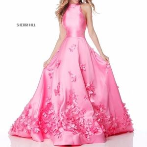 “Sherri Hill” Pink Prom Dress